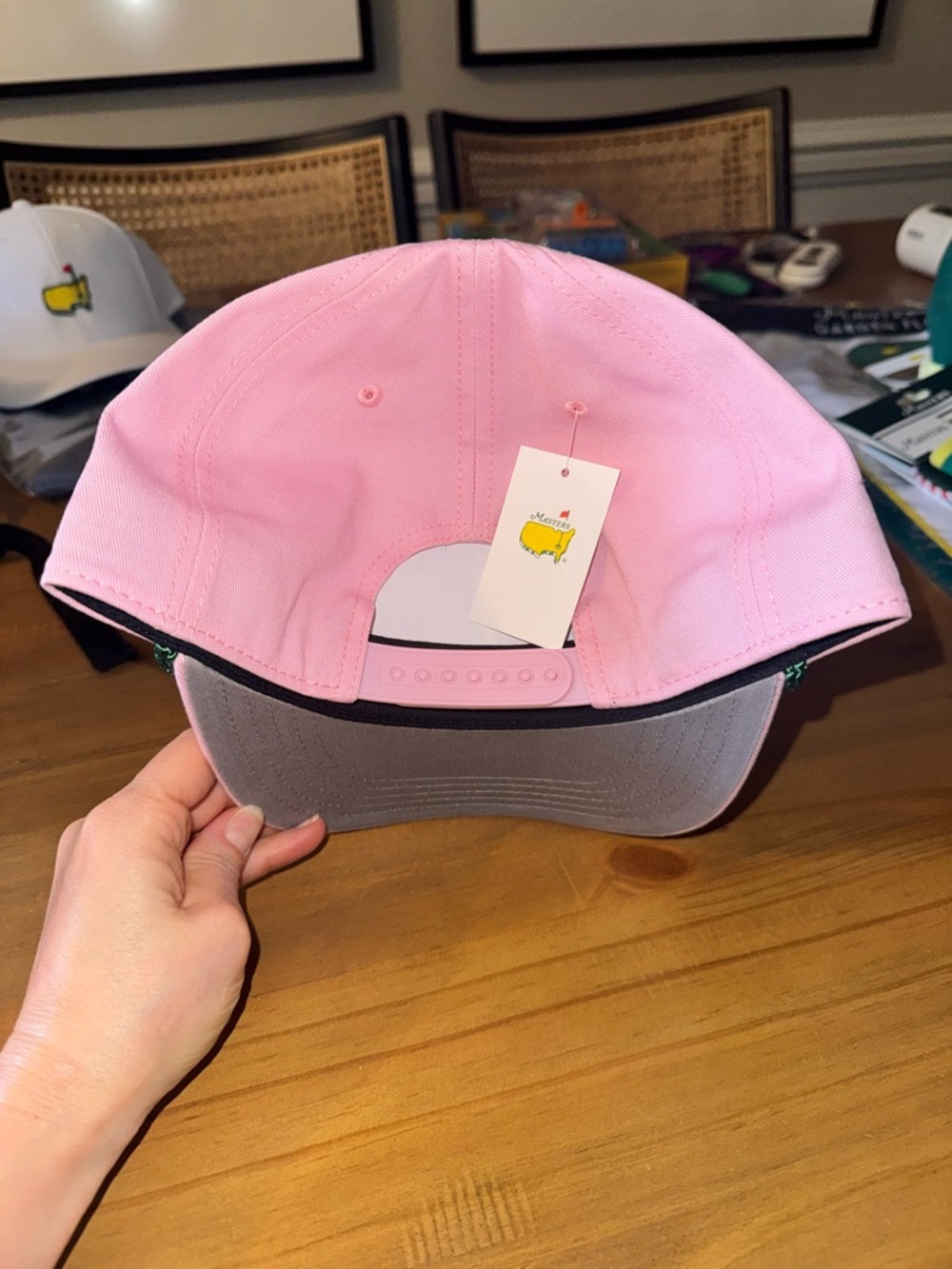 Azalea Pink Rope Baseball Cap - Picture 3 of 4